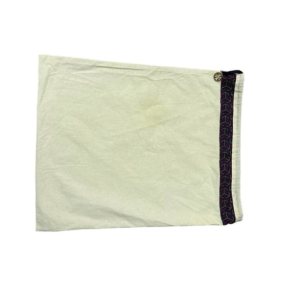 Tory Burch Dust Bag drawstring Logo charm show or bag cover 18x14 medium - Picture 3 of 9